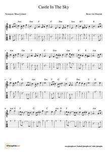 Castle In The Sky - Nota - Tab